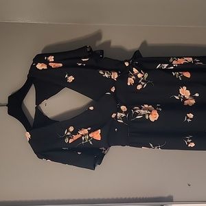 NWT Lulus High Low Floral Dress